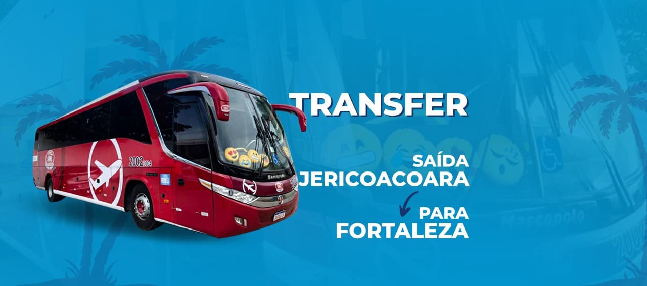 Vaga em Ônibus de Jericoacoara para Fortaleza (Serviço Regular e Compartilhado)